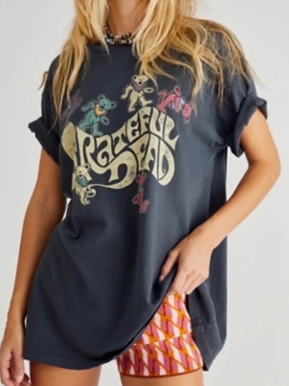Free People Daydreamer Grateful Dead Tee Dress - XL